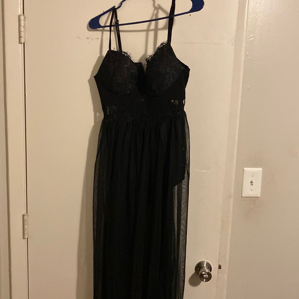Black Tulle fashion nova dress